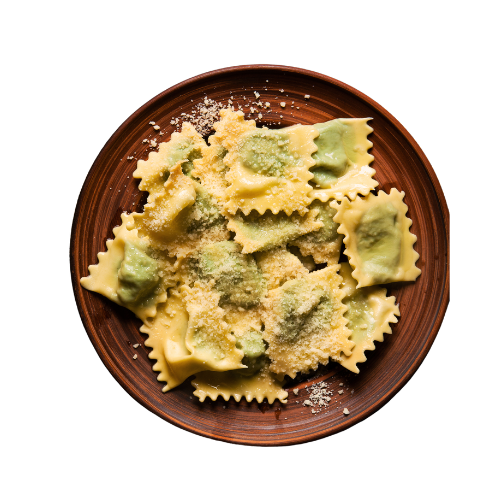 Ravioli Con Ricotta e Spinaci